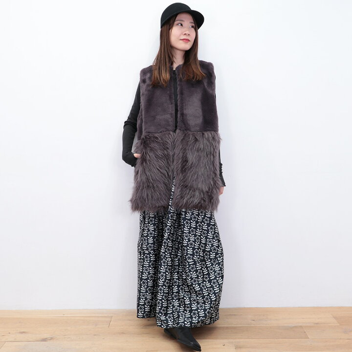楽天市場】ADAWAS アダワス ADWS-401-40 ファージレ FUR GILET エコ 