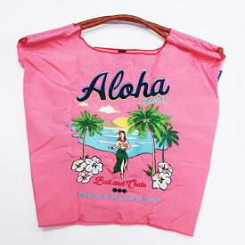 Ball＆Chain ボール＆チェーン 301030 ALOHA ＜Mサイズ＞ アロハ ハワイ トートバッグ エコバッグ ショッピングバッグ ハンドバッグ 刺繍 ギフト ボールチェーン BLUE LABEL ボールアンドチェーン