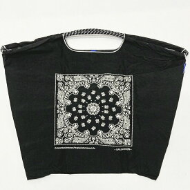 Ball＆Chain ボール＆チェーン 301108 BANDANA バンダナ柄 ＜Lサイズ＞ トートバッグ エコバッグ ショッピングバッグ ハンドバッグ 刺繍 ギフト ボールチェーン BLUE LABEL ボールアンドチェーン