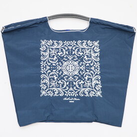 Ball＆Chain ボール＆チェーン 301125 D.HORSE ＜Lサイズ＞ DAMASK ダマスク柄 バンダナ柄×馬 トートバッグ エコバッグ ショッピングバッグ ハンドバッグ 刺繍 ギフト ボールチェーン BLUE LABEL ボールアンドチェーン
