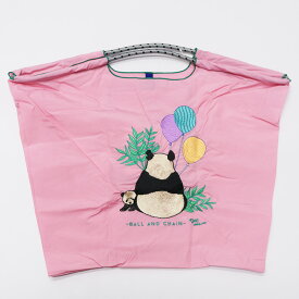 Ball＆Chain ボール＆チェーン 313110 D.PANDA ぱんだ パンダ ＜Lサイズ＞ トートバッグ エコバッグ ショッピングバッグ ハンドバッグ 刺繍 ギフト ボールチェーン BLUE LABEL ボールアンドチェーン