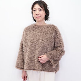 【60％OFF】COG THE BIG SMOKE コグザビッグスモーク 11102-191-1121-1 KEYLA LOOSE TOP エコファープルオーバー フリース スウェット | トップス 24AW 秋冬