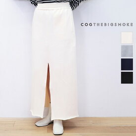 【60％OFF】COG THE BIG SMOKE コグザビッグスモーク 11601-181-1112-1 KATHLEEN FRONT SLIT SKIRT タイトスウェットスカート ペンシルスカート スリット 裏毛 | ボトムス 24AW 秋冬