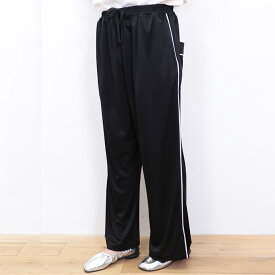 COG THE BIG SMOKE コグザビッグスモーク 12601-201-1219-1 サテントラックパンツ LEONA JOG TROUSERS FLUID SATIN SMOOTH ラインパンツ ワイドパンツ ジャージ | ボトムス 25SS 春夏