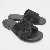 EDERエダーメタリックロープフラットサンダル1806|20SSシューズ春夏