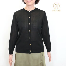 GUCIBODI グチボディ H21284593 テンセルシーセル クルーネックカーディガン 接触冷感 サマーニット | 26SS 春夏 トップス