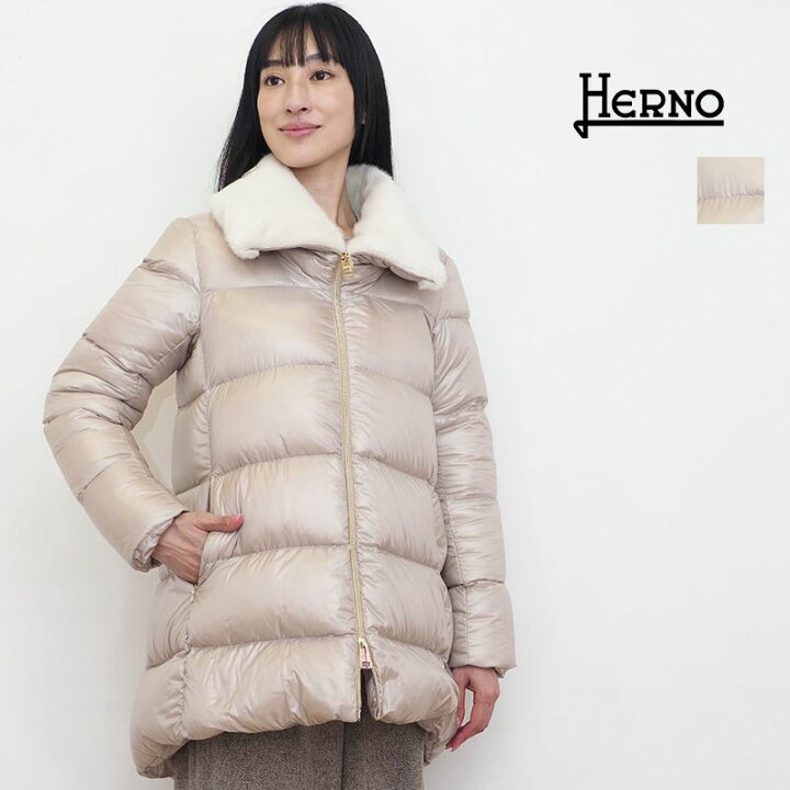 楽天市場】【正規品】HERNO ヘルノ PI001536D シャイニーナイロン  