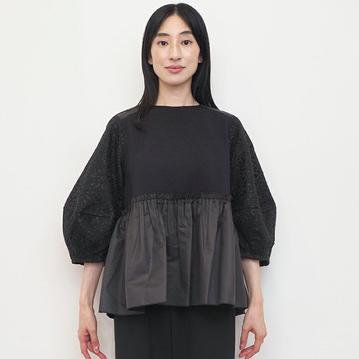 希少マリリンムーン×イエナ別注フリルスタンドカラープルオーバー  