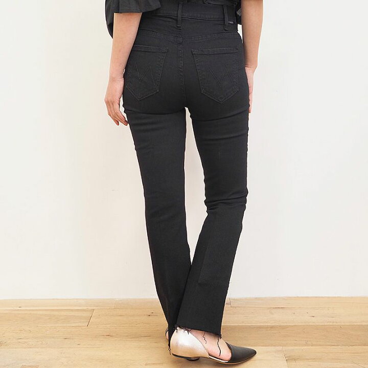 楽天市場】MOTHER マザー 1117-180 BLACK/NTG カットオフデニムパンツ 