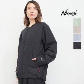 NANGA ナンガ ND2411-1A100-A ノーカラーソフトダウンカーディガン NO COLLAR SOFT DOWN CARDIGAN ダウンジャケット ライトダウン インナーダウン 軽量 春ダウン メンズ レディース ユニセックス | アウター 24SS 春夏