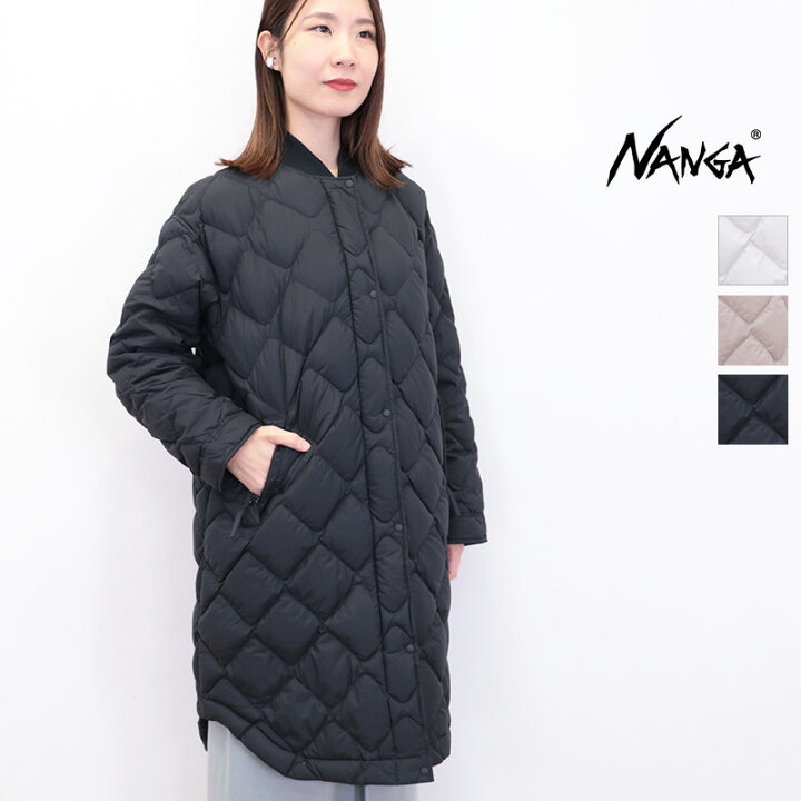 楽天市場】NANGA ナンガ ND2442-1C603-B リブカラー キルティング 