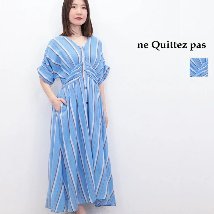 楽天市場】ne Quittez pas ヌキテパ 010451GR2 コットンボイル 