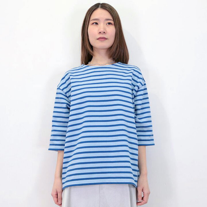 楽天市場】ORCIVAL オーシバル B248 七分袖バスクTシャツ コットン100 