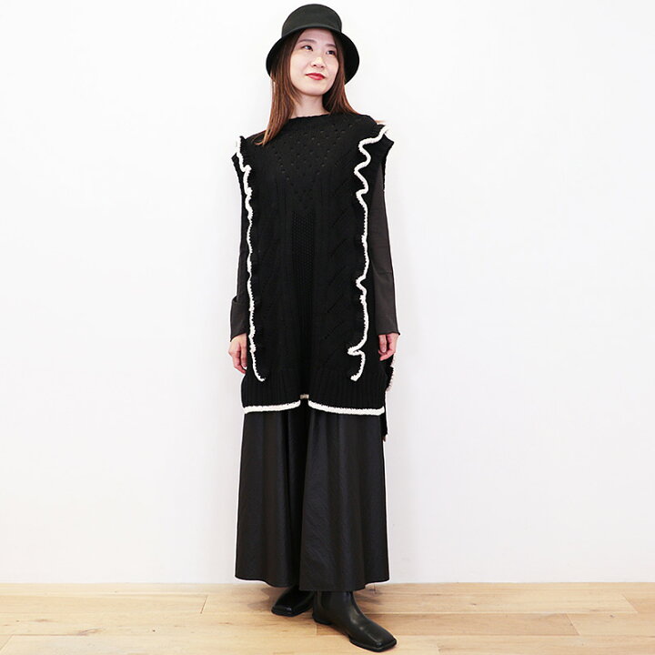 楽天市場】【30％OFF】Ritto リット 202421-FB アイレットジレ ニット 