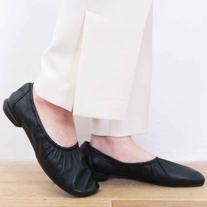 楽天市場】【再入荷】SHISEI シセイ 41024O ギャザーバレエシューズ 