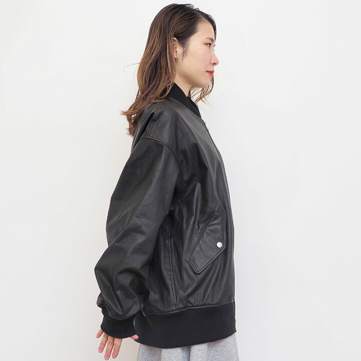 楽天市場】【再入荷】Sisii シシ 172-OL MA-1 ジャケット 本革 レザー 