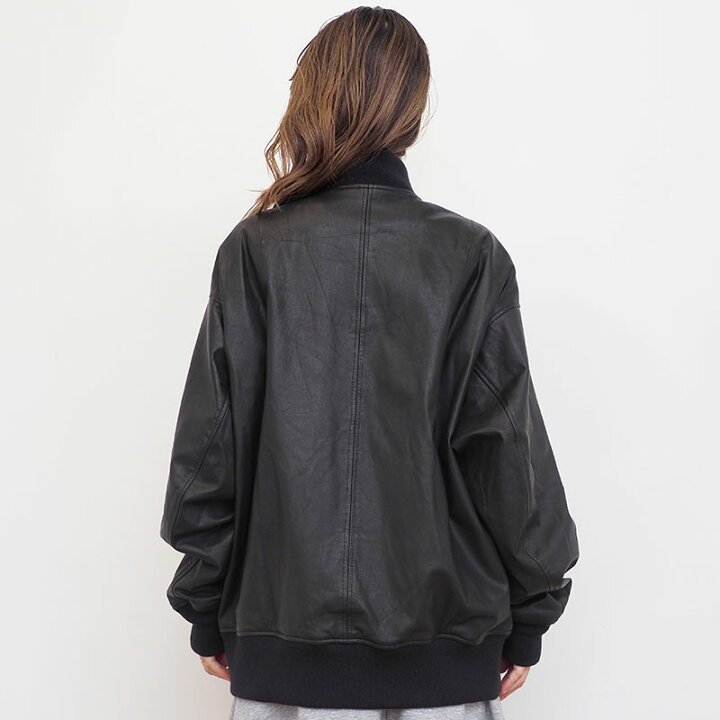 楽天市場】【再入荷】Sisii シシ 172-OL MA-1 ジャケット 本革 レザー 