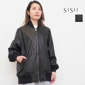 【再入荷】Sisii シシ 172-OL MA-1 ジャケット 本革 レザージャケット ライダース オーバーサイズ ミリタリー | 定番 アウター