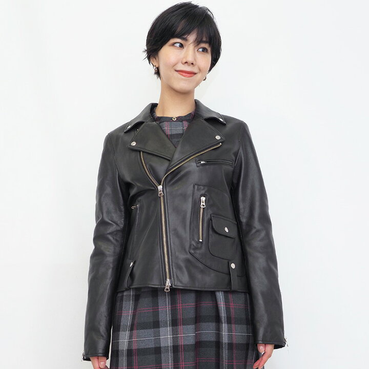 楽天市場】TICCA ティッカ TBAS-191 ダブルライダースジャケット 本革  