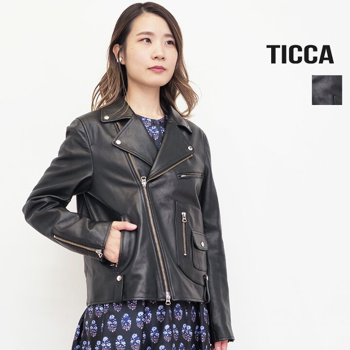 楽天市場】TICCA ティッカ TBCA-031 ダブルライダースジャケット  
