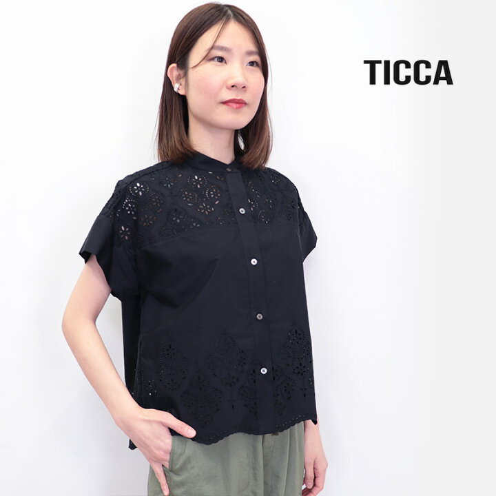 楽天市場】TICCA ティッカ TBES-101 レースフレンチシャツ カット 