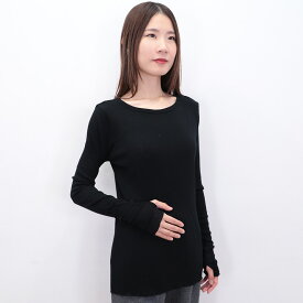 TICCA ティッカ TBDA-281 ウールシルククルーネックプルオーバー インナー ロンT カットソー リブ | 24AW トップス 秋冬