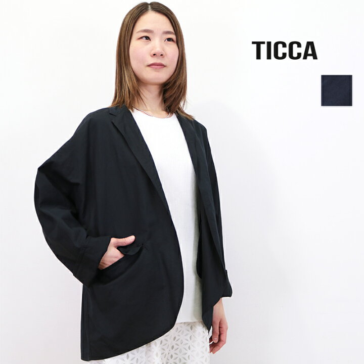 楽天市場】TICCA ティッカ TBDS-023 コットンリネンシャツジャケット 