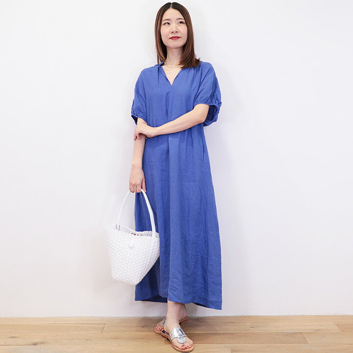 楽天市場】TICCA ティッカ TBDS-412 Vネック リネンバルーンスリーブ  