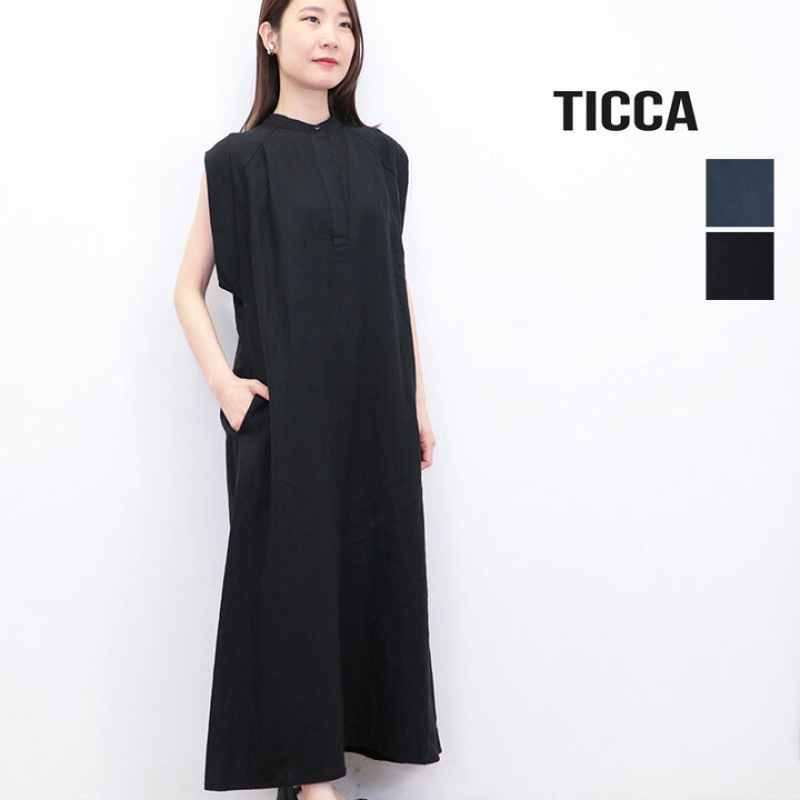 楽天市場】TICCA ティッカ TBES-406 2WAYフレンチスリーブリネン 