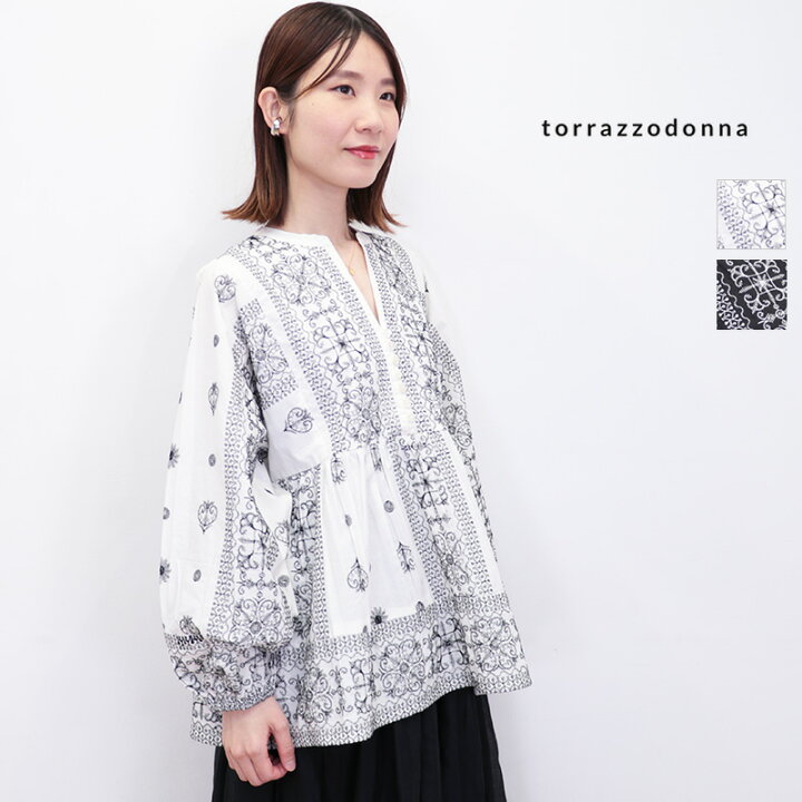 楽天市場】TORRAZZO DONNA トラッゾドンナ 6251-541 刺繍コットン 