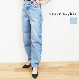 upper hights アッパーハイツ THE SISTER 188204802-FLW ワイドストレートデニムパンツ ザ シスター バギーパンツ ストレート ハイウエスト | 24SS ボトムス 春夏