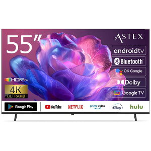 55C` 4KΉ Android TV11 `[i[X X}[ger  掿 DLEDobNCg Lp HDRΉ HDMI4|[g USB2 Wi-Fi Bluetooth VODΉ lbg掋 f h} Aj
