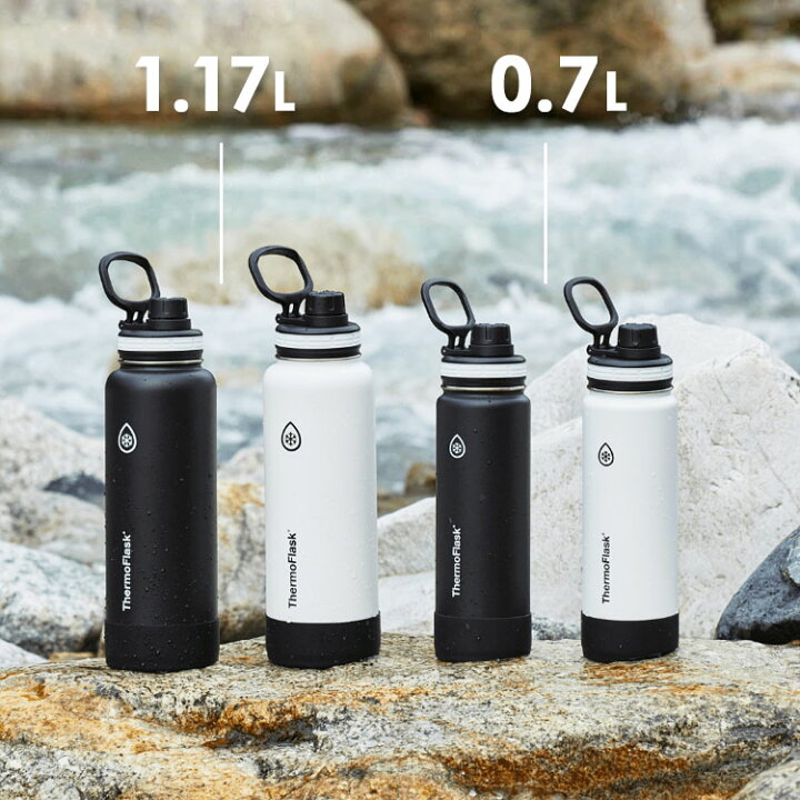 楽天市場 サーモフラスク 1 17l 軽量 水筒 1l 1l 1リットル アウトドア 大人用水筒 マグボトル かわいい おしゃれ 大人 ステンレスボトル スポーツ 部活 大容量 洗いやすい シンプル 真空 白 黒 ホワイト ブラック キャンプ Thermoflask サーモフラスク Takeya タケヤ