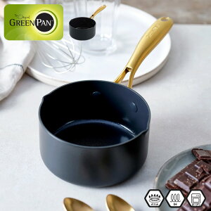 [ GREENPAN �X�g�D�f�B�I �~���N�p�� 14cm ] �~���N�p�� �Ў�� �� ���� �����H��� IH�^�K�X�ΑΉ� ������� ���� �y�� �u���b�N �S�[���h �L�b�`�� ���т���ɂ��� �I�[�u���Ή� �O���[���p