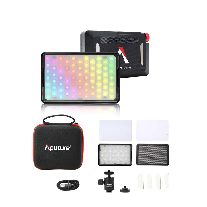 楽天市場】送料無料 Aputure MC Pro RGB 撮影用ライト カメラビデオ 