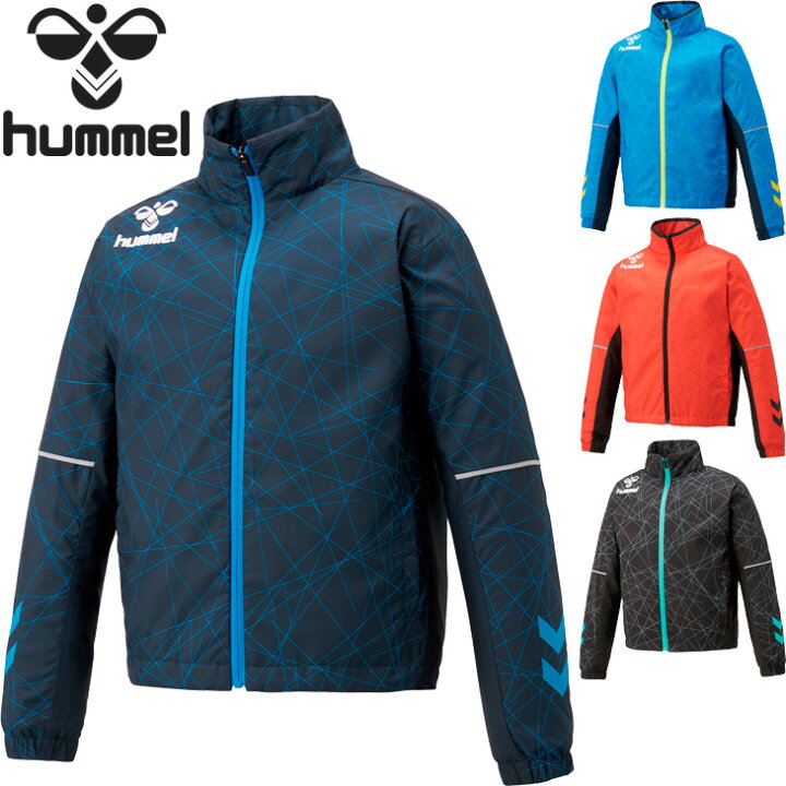 楽天市場 ジュニア ウィンドブレーカー 裏起毛 アウター 130 160cm キッズ 子供服 ヒュンメル Hummel プリアモーレ ウインドブレーカージャケット 撥水 防風 長袖 男の子 女の子 上着 ウィンドジャケット Hjw Apworld