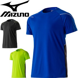 ワークウェア 半袖 Tシャツ 作業着 遮熱 ドライ ソーラーカット メンズ/ミズノ mizuno 機能ウェア 作業服 WORK 男性 クルーネック トップス/F2JA9182【取寄】【返品不可】