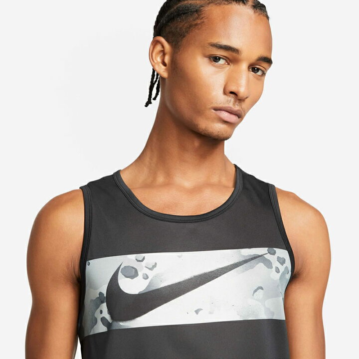 楽天市場 ノースリーブ メンズ ナイキ Nike Leg Sw カモ タンクトップ スポーツ トレーニング ウェア ブラック 黒 男性 ロゴ トップス Da1590 010 Apworld