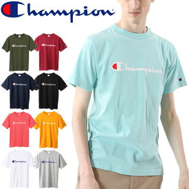 Tシャツ 半袖 メンズ チャンピオン Champion ベーシック TEE/丸首 ロゴT スポーツ カジュアル シンプル 男性 紳士服 半袖シャツ トップス/C3-P302