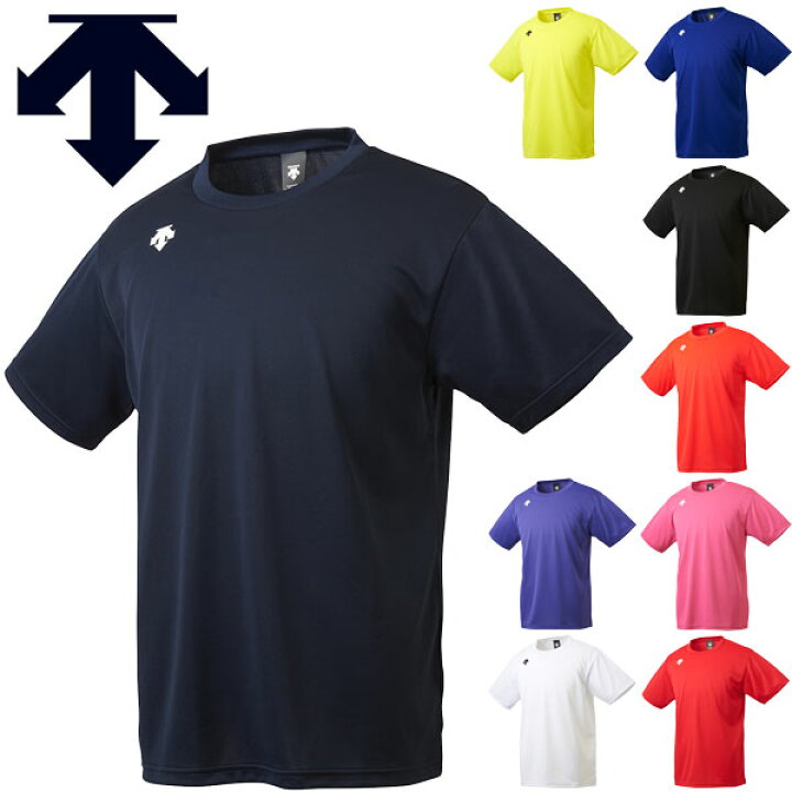 楽天市場 2月５日は全品p最大７倍 クーポンも 半袖 Tシャツ メンズ デサント Descente ワンポイント 半袖シャツ スポーツウェア クルーネック 吸汗速乾 ドライt ランニング トレーニング シンプル トップス Dmc 5801b Rkap Apworld