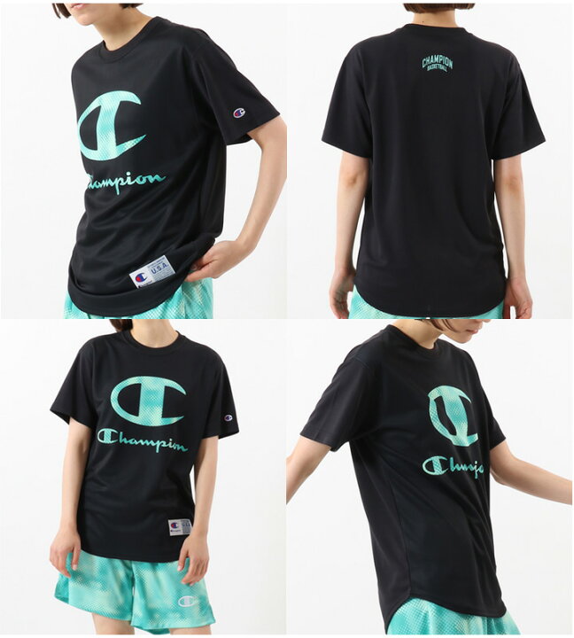 楽天市場 Tシャツ 半袖 プラクティスシャツ レディース チャンピオン Champion W S Cagers Drysavertシャツ スポーツウェア バスケットボール 女性用 クルーネック 練習 トレーニング 抗菌防臭 汗冷え抑制 プラシャツ トップス Cw Rb352 Apworld