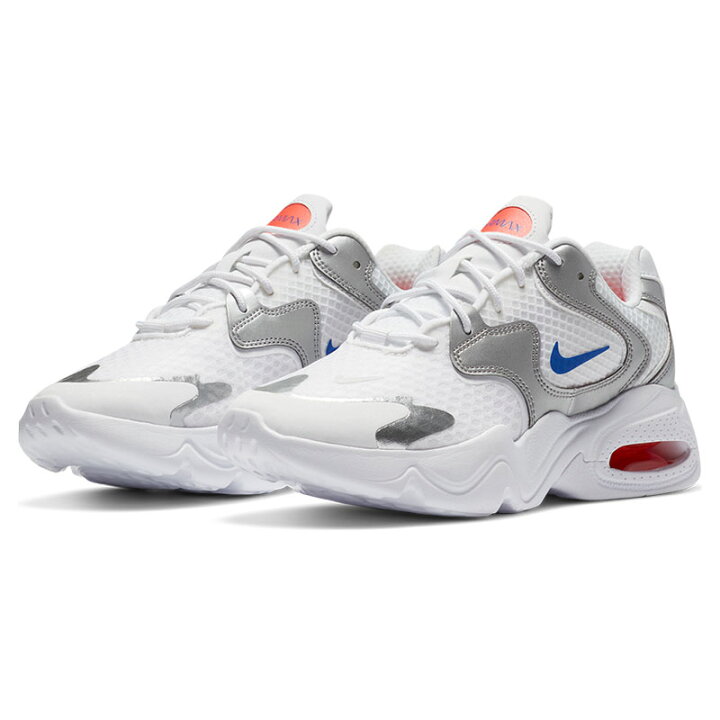 楽天市場 スニーカー レディース 厚底 シューズ ナイキ Nike Air Max エア マックス 2x スポーツ カジュアル 女性 靴 ホワイト 白 ダッドシューズ チャンキー くつ Ck2947 102 Apworld