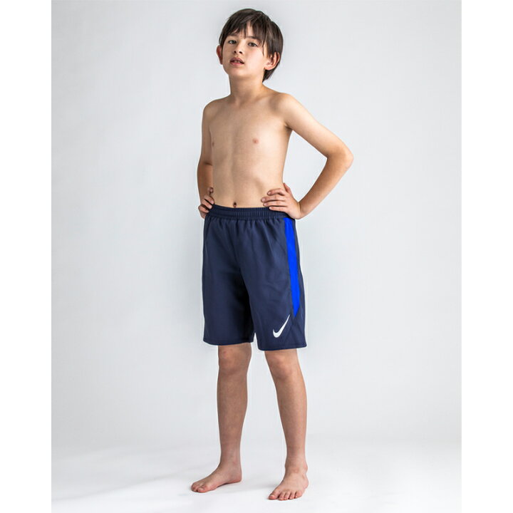 キッズ 水着 男の子 ジュニア スイムウェア スイムパンツ ナイキ NIKE BOYS ルーズトランクス インナー付 子供用 サーフパンツ 120-170サイズ ボーイズ 男児 水泳 スイミング プール 海水浴 1981914-10【返品不可】 APWORLD A6☆スイムパンツ ナイキ(NIKE)ジュニア ボーイズ スクール水着 男の子 水泳 ルーズフィットタイプ トランクス(1981918)