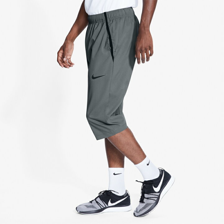 楽天市場 全品p５倍 10月15日限定 ウィンドブレーカー 7分丈 メンズ ナイキ Nike チームウーブン 3 4 3 0 スポーツウェア トレーニング 男性 クロップドパンツ グレー ランニング ボトムス Cu4956 084 Apworld