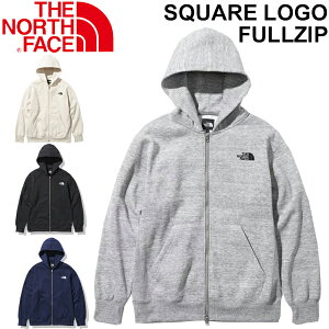 スウェットパーカー 裏起毛 メンズ アウター ノースフェイス THE NORTH FACE スクエア ロゴ フルジップ フーディ/アウトドアウェア 男性 上着 羽織り カジュアル 普段使い/NT62038
