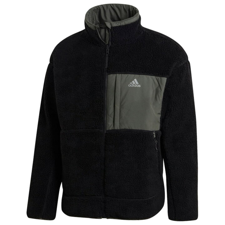 楽天市場 中綿ジャケット リバーシブル 裏起毛 アウター アウトドア メンズ アディダス Adidas ボア パデッドジャケット 防寒 ブラック 男性 ジャンバー 上着 冬用 普段使い Izg95 Gf0052 0qpd Prem Apworld