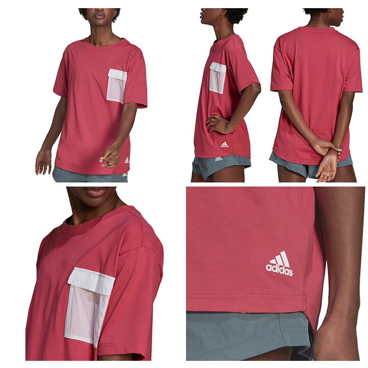 楽天市場 2月10日はp最大７倍 クーポンも 半袖 Tシャツ レディース アディダス Adidas W Summer ポケットtee スポーツウェア 女性 フィットネス 胸ポケット カジュアル クリームホワイト トップス Gj5552 Apworld