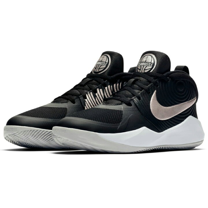 楽天市場 ジュニア バスケットボール シューズ 22 5 25 0cm キッズ 子ども ナイキ Nike チームハッスル D 9 Gs ひも靴 バッシュ バスケ 黒 ブラック 男の子 女の子 競技 靴 スポーツシューズ くつ Aq4224 001 Apworld