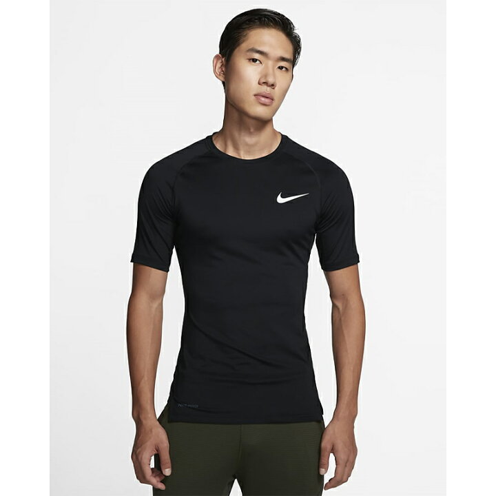 楽天市場 半袖シャツ メンズ ナイキ Nikeナイキ プロ ショートスリーブ トップ スポーツウェア トレーニング コンプレッション 黒 ブラック 男性 トップス 自宅トレ Bv5632 010 返品不可 Apworld
