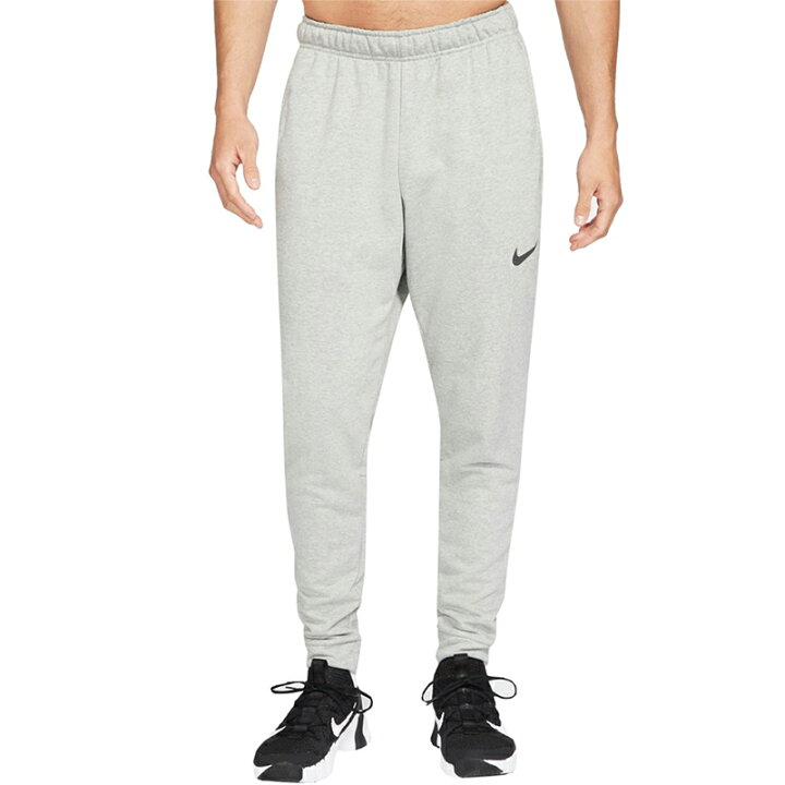 楽天市場 送料無料 スウェットパンツ ロングパンツ メンズ ナイキ Nike Driｰfit テーパード フリースパンツ スポーツウェア トレーニング スエット グレー ボトムス Cz6380 063 取寄 Apworld